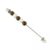 EHJRE 3X Busy Board Accessories Sensory Board Abacus Beads for Children Gift Early Development, Coffee, 20cm
