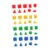 EHJRE 40Pcs 3D Geometric Shapes Blocks for Elementary Home Preschool Elementary