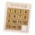 EHJRE 4X Slide Number Puzzle 15 Klotski Puzzle Girls IQ Game Ages 3+ Educational Parent Child Interaction Brain Teasers Toy