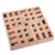 EHJRE Children Acrylic Block Play Board Sorting Board Stacking Cubes Sensory Catching Acrylic Pieces on Wooden Board for Spatial Reasoning and Fine Suitable, Tic-Tac-Toe Blocks