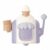 EHJRE Children Bubble Maker Bubble Bath Toy Ice Cream Maker Foam Machine with Spout Design Dessert Shape Look Suitable for Kids Bath Play , Purple