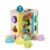 EHJRE Children Shape Sorting Wooden Shape Sorter Matching Box Counting Blocks Lacing Set Beech Build Encourages Hand Eye Coordination and Focus Suitable for Home Nursery Preschool