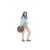 EHJRE Miniature Figurine Collectible Painted Model Figure Hand-Painted Resin Diorama Human Piece Realistic Detail Suitable for car Scenes Shelf Decoration