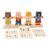 EHJRE Wooden Color Sorting Stacking Shape Toy,Change Clothes Game,Color Recognition