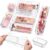 EIHPDEI 14 Pcs Clear Drawer Organizer, Adjustable Drawer Organizer, 3-Size Expandable Drawers Organizers for Makeup, Cosmetic, Kitchen Utensils, Bedroom Dressers, Tool Organizers for Gadgets