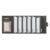 EINCORN 6 Section Vertical Wall Mounted Holder for Sorting School Tasks Workplace Papers Neatly Collapsing Document Bag