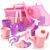 Eiranss 15Pcs Gardening Set Tool Kit for Kids with Tote Bag,Watering Can, Rake, Fork, Trowel, Apron, Hat, Educational STEM Garden Toys for Toddlers Boys Girls