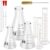 eLabPal Erlenmeyer Flask Cylinder Set 50-250mL with Dropper