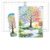 Elan Publishing Company HARDCOVER 7 Period Dated Teacher Lesson Plan; Days Horizontally Across The Top Dated for 2026-2027 Academic Year with Bonus Clip-in Bookmark (Tree Seasons)