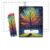 Elan Publishing Company HARDCOVER 7 Period Dated Teacher Lesson Plan; Days Horizontally Across The Top Dated for 2026-2027 Academic Year with Bonus Clip-in Bookmark (Black Tree Seasons)