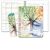 Elan Publishing Company HARDCOVER Combination Plan and Record Book – 8 Period Teacher Lesson Planner (Tree Seasons)