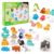 ElapseGlow Wooden Alphabet Puzzle for Kids Ages 3-5 – 52pcs ABC Animal Matching Game with Storage Bag, Montessori Learning Toys, 3D Letter Recognition Puzzle, Non-Toxic Educational Gift for Toddlers
