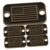 ELAYARD 5pcs Metal DIY Nameplate Rectangular Bracelet Accessory