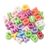Elecrelive 100Pcs Colorful Bubble Large Letter Beads Chunky Alphabet Beads