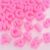 Elecrelive 30Pcs Hot Pink Large Hole Letter Alphabet Beads for Keychains