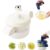 Electric Fruit Peeler & Mixer with Whisk Attachment，White