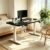Electric Height Adjustable Desk, Sit Stand Home Office Computer Table