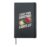 Electrician Christmas Lights Lit Electric Xmas Hardcover Journal, Black