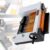 Electric Paper Cutter, Desktop and Industrial Paper Cutting Machine, Paper Guillotine, Electric Leather Trimmer, Cutting Thickness 40mm, with Gridlines, for Office Home School