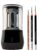 Electric Pencil Sharpener, Heavy-Duty Helical Blade to Fast Sharpen, USB/Battery Operated in School Classroom/Office/Home (Black)