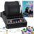Electric Rock Tumbler Kit with LCD Display, Leakproof Barrel, 9-Speed Motor, 9-Day Timer for Tumbling and Polishing Rocks