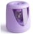 Electric Sharpener, Automatic Pencil Sharpener, Electric Pencil for Kids, Battery-Powered for Colored Pencils, Purple