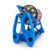 Electric Spinning Wheel Home Yarn Spinning Machine with 3 x 8oz Bobbins Max Speed 800 RPM Forward and Reverse Rotation for Weaving Yarn Blending Wicks Blue