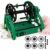 Electric Spinning Wheel Kit with Foot Pedal, 12V Yarn Spinner for Wool and Fibre, Speed Control, Includes 3 Bobbins, Forward and Reverse Function for Yarn Weaving