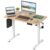 Electric Standing Desk, 40″ Adjustable Height Home Office Desk with Memory