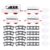 Electric Sushi Train Set for Table, Rotating Sushi Conveyor Belt Food Train, 32.1 x 16.9 x 0.6 in / 81.5 x 43 x 1.5 cm Track, 1 Locomotive, 3 Cars, 6 Plates, 12 Tracks, Pretend Play Toy