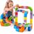 Electric Train Set 3D Flexible Race Track for Kids 3 4 6 7 8 Years Old, Race Car Track with Anti-Gravity and Motorized Car, Building Toy Train Track Educational STEM LearningToy for Boys Girls, 121PCS