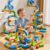 Electric Train Set, 88Pcs Flexible Race Train Track Block Toy for Kids