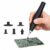 Electric Vacuum Suction Pen, Rechargeable Esd Vacuum Pickup Tool, Antistatic Vacuum Extractor With 5 Suction Headers, For Ic Smd Precision Component Placement