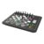 Electronic Chess Set, Smart Chess Board with AI Opponent 3 Gaming Modes Portable Magnetic Computer Chess Game for Kids Adults Beginners Home Travel (Black)