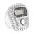 Electronic Finger Tally Counter Clicker Counter,Convenient Portable Digital Display Tally Counter,Resettable Mini Lap Counter for Golf Goods Counting Accessories,Track and Field Lap Counters (silvery)