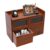 Eleeferri 6-Drawer Desktop Organizer Cabinet with Acrylic Door