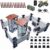 ELEFOCUS Military Base Building Blocks Set,Ww2 Army Weapons Pack,Swat Gear Team,Watchtower,Custom Miniguns,Witch 10 Soldier Figures