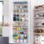 ElegantArray 10-Tier Pantry Door Organizer, White