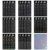 Elegaperma 48 Sheets Cute Small Stickers, Holographic Star Stickers Shiny