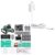 ELEGOO OwlBot V2 Robot Kit and 9V 1A Power Adapter STEM Project Bundle