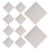 ELEOUTI Self Adhesive Carpet Floor Tiles Carpet Protector Peel and Stick 10pcs Anti-Slip Polyester Squares Easy Installation DIY for Home and Living Room