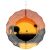 Elephant Sunset Wind Spinner 10in 3D Metal Hanging Outdoor Garden Decor