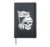 Eleven Years Old Pirate Captain Flag Costume 11th Birthday Hardcover Journal, Black