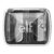 e.l.f., Dual-Pencil Sharpener, Convenient, Essential Tool, Sharpens, Easy To Clean, Travel-Friendly, Compact, Includes Bonus Small Sharpener