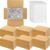 ELFULLY 30 Pack Comic Book Mailers, 7.8×11×1.5″ Corrugated Flat Cardboard Boxes with 30 Bubble Pouches, Easy Fold, Crush Resistant Kraft Rigid Mailers for Shipping Photos Magazines, Height Adjustable
