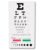 Elite Medical Instruments USA Snellen Pocket Eye Chart – Compact 7.5″x4″ Design for 6-Foot Eye Exams, Ideal for Portable Vision Testing – EC-PSN