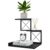 ELITEROO Wood Desktop Shelf, 3 Tier Desk Shelves Small Bookshelf Organizer, Office Storage Rack and Cubicle Organizers Accessories for Dorm Office Home Decor, Black