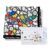 Ella ola kids Snuggleinkk Color Sketch Blanket, Coloring Blanke with 24 Markers,Washable, Creative DIY Art Doodle Blanket for Play & Activity