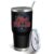 Ella’s Fellas Shield Badge Tumbler, 30 oz Insulated Stainless Steel Americana Country Music Fan Mug with Lid & Straw