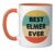 Elmer Name Ceramic Mug, Orange/White